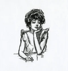 Ein Gibson-Mädchen, ca. 1902